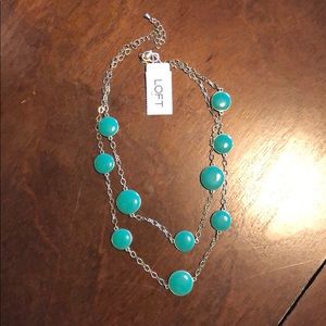Turquoise statement necklace